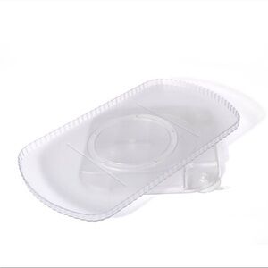 NWT Rectangle Rotating Clear Susan Tray